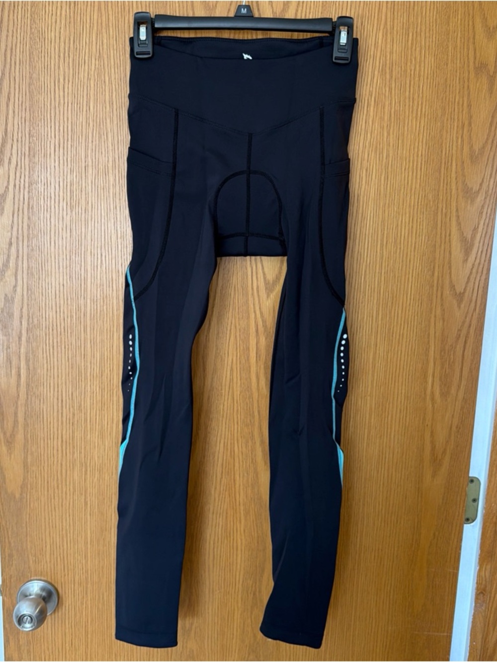 Women’s Baleaf Black Padded Cycling Full Tights Compression Biking Size Small